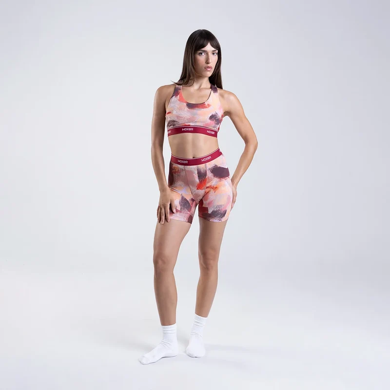 Baller High Waisted Crimson Canvas