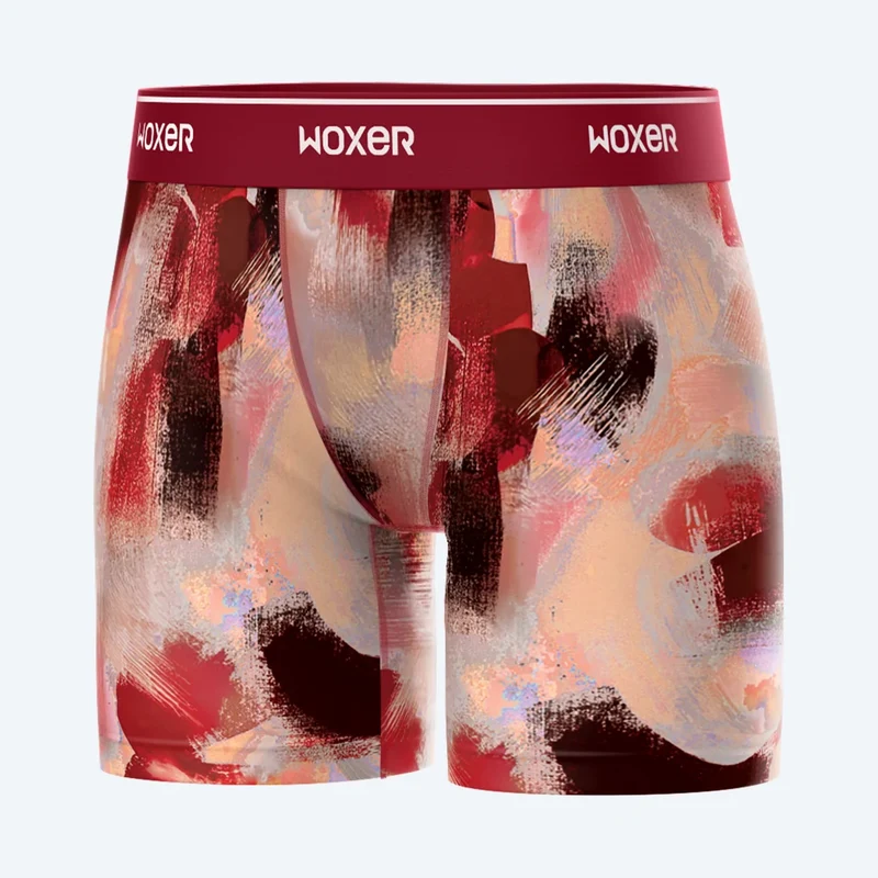 Baller High Waisted Crimson Canvas