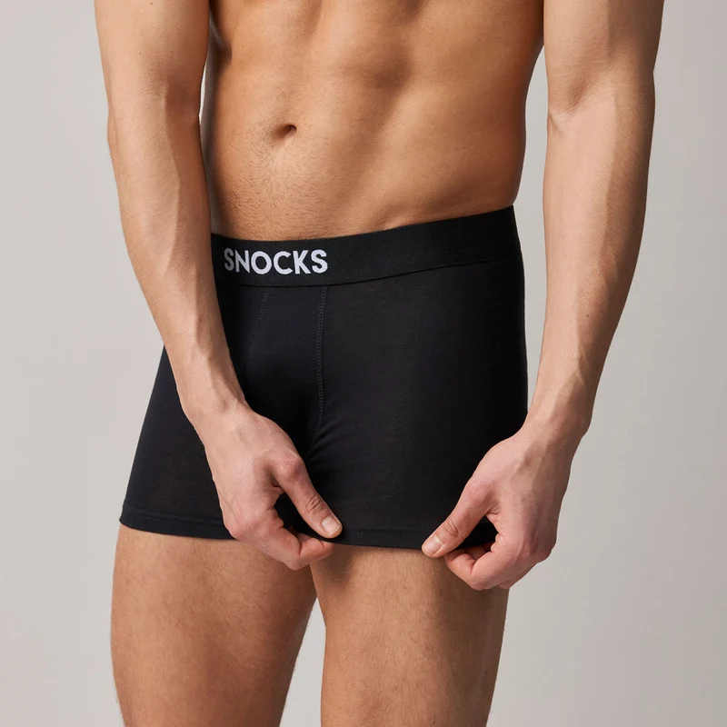 Premium Boxershorts aus Bambus | Schwarz