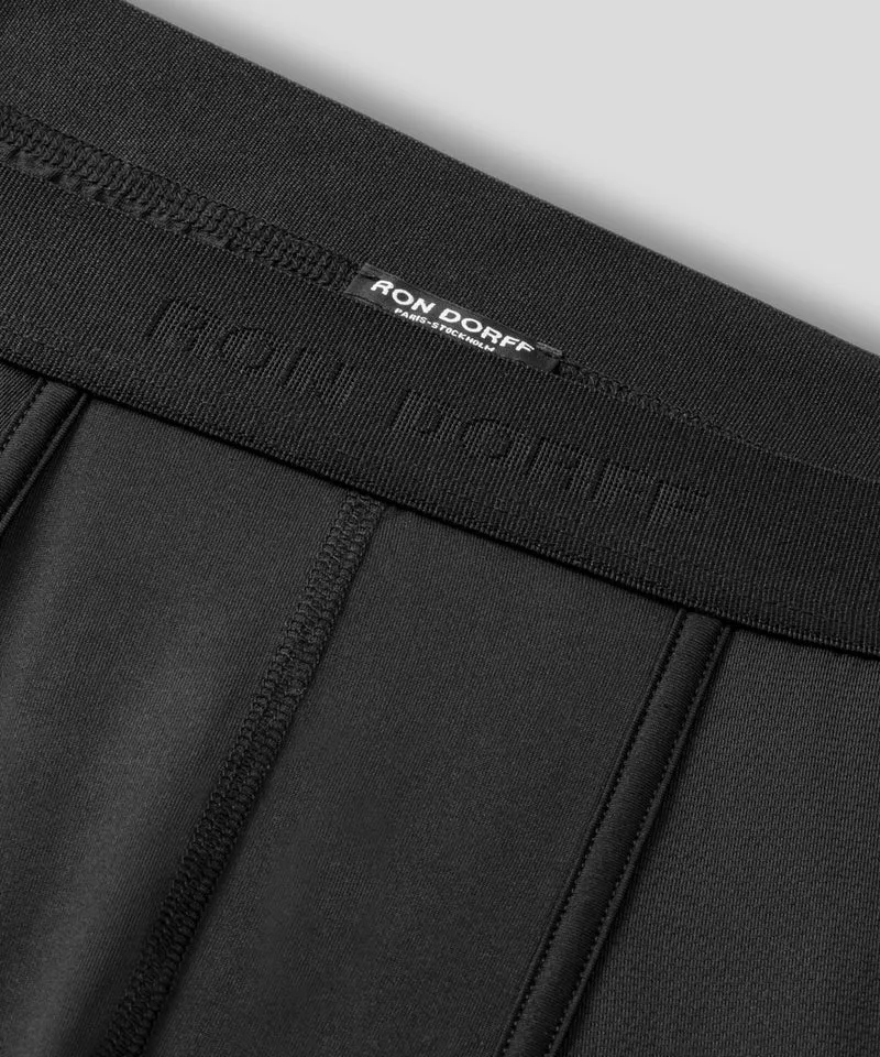 Sports Mesh Y-Front Briefs: Black