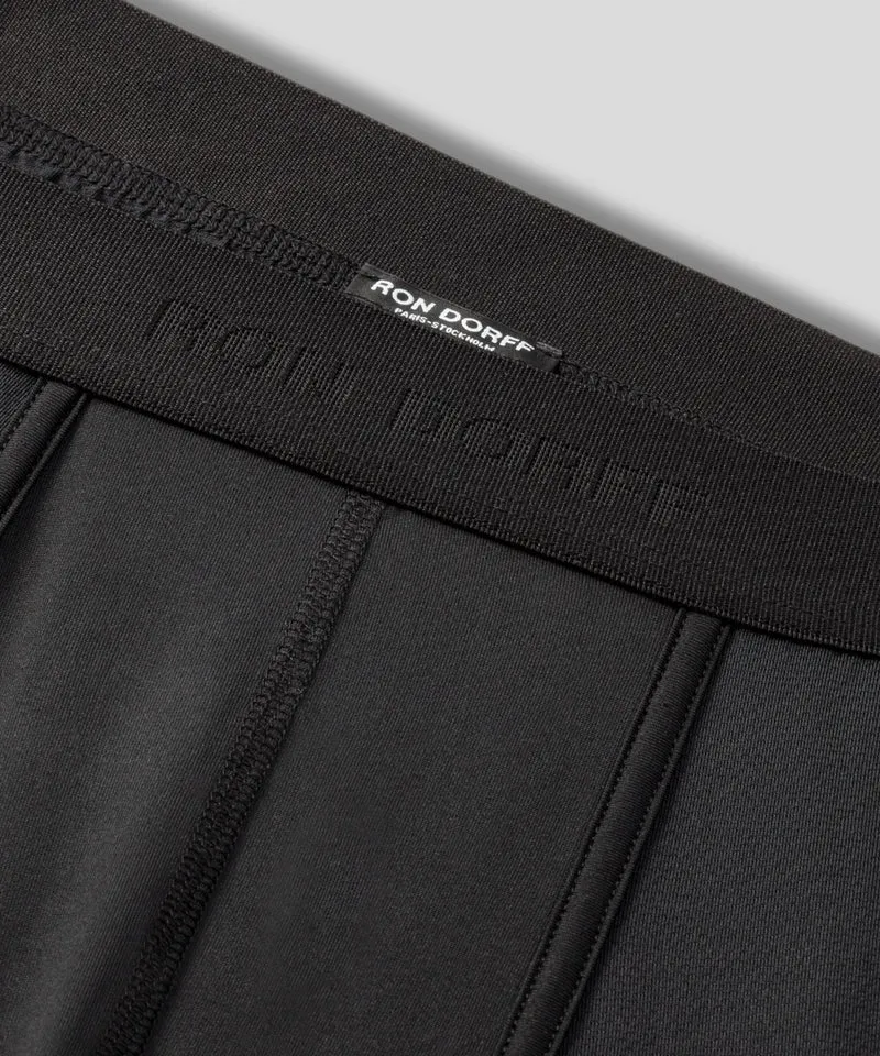 Sports Mesh Boxer Briefs: Black
