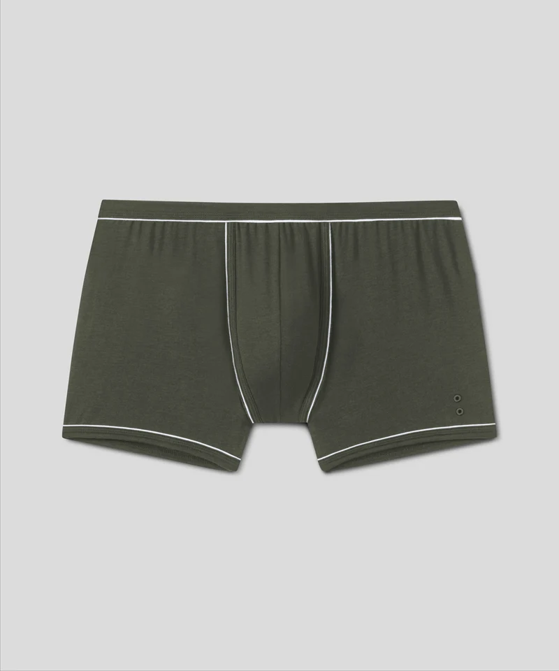 Boxer Briefs w. Piping: Military Green