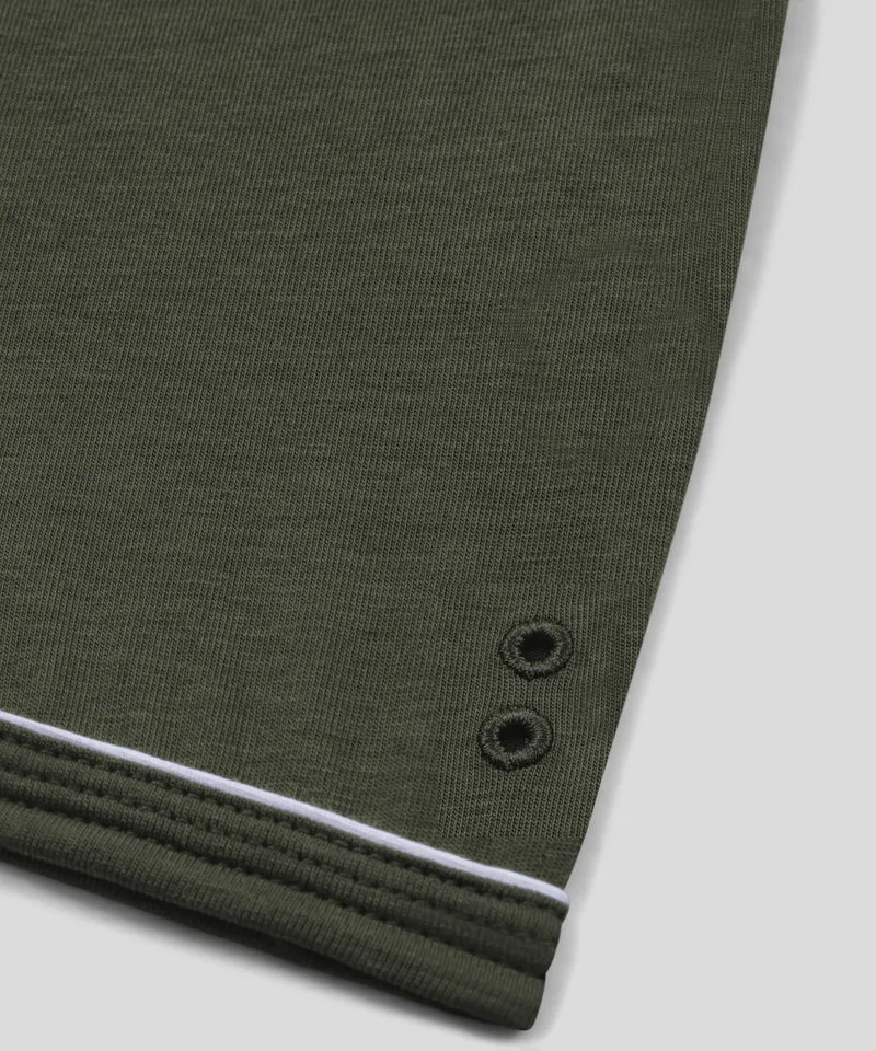Boxer Briefs w. Piping: Military Green