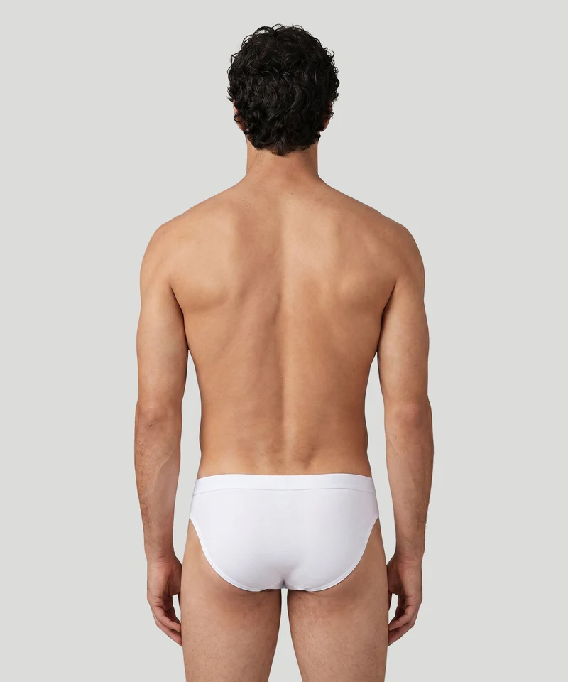 Slim Y-Front Briefs: White