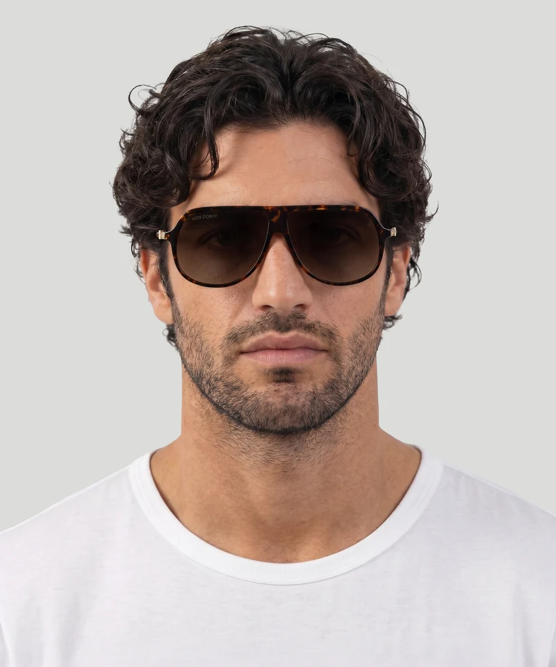RON DORFF x L'Écurie Paris | Le Mirage Sunglasses : Mogador Tortoise