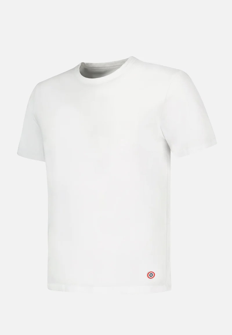 T-shirt homme blanc à manches courtes en coton - Formidable Blanc
