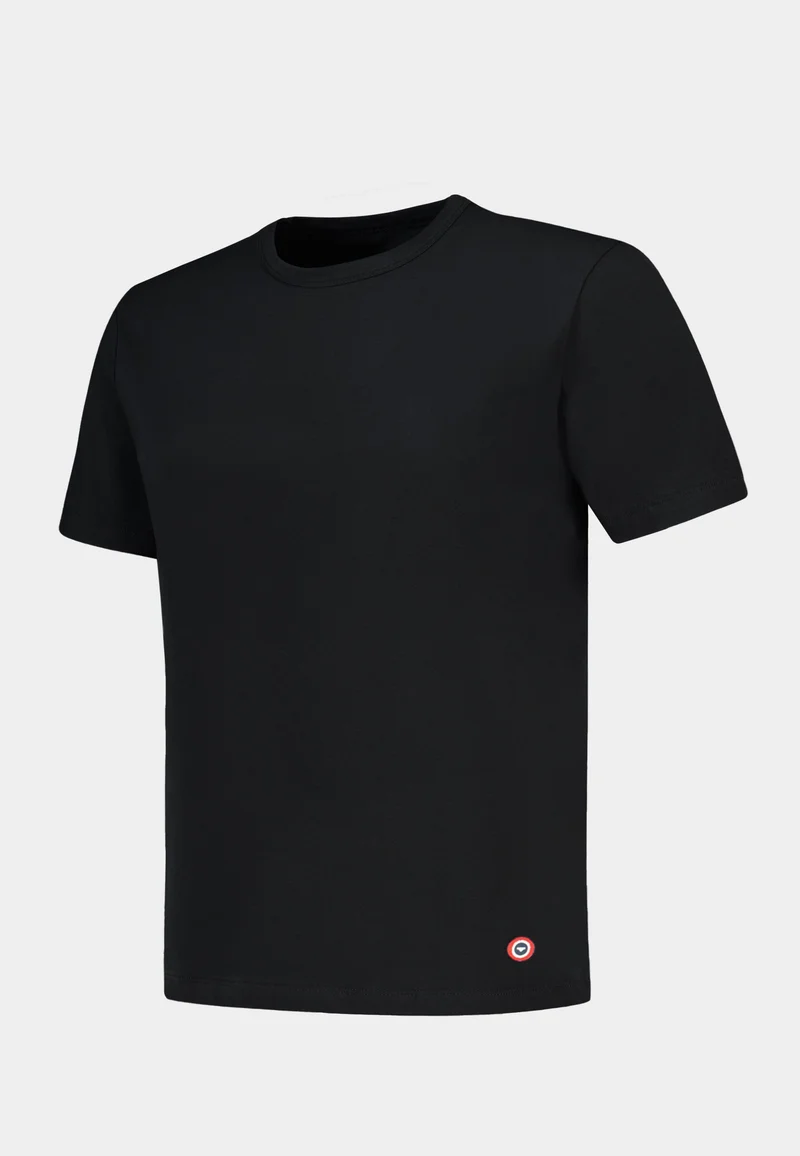 T-shirt homme noir à manches courtes en coton - Formidable Noir