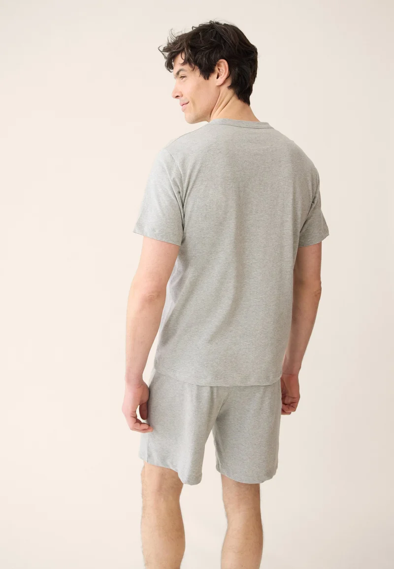 T-shirt homme gris à manches courtes en coton - Formidable Gris Chine