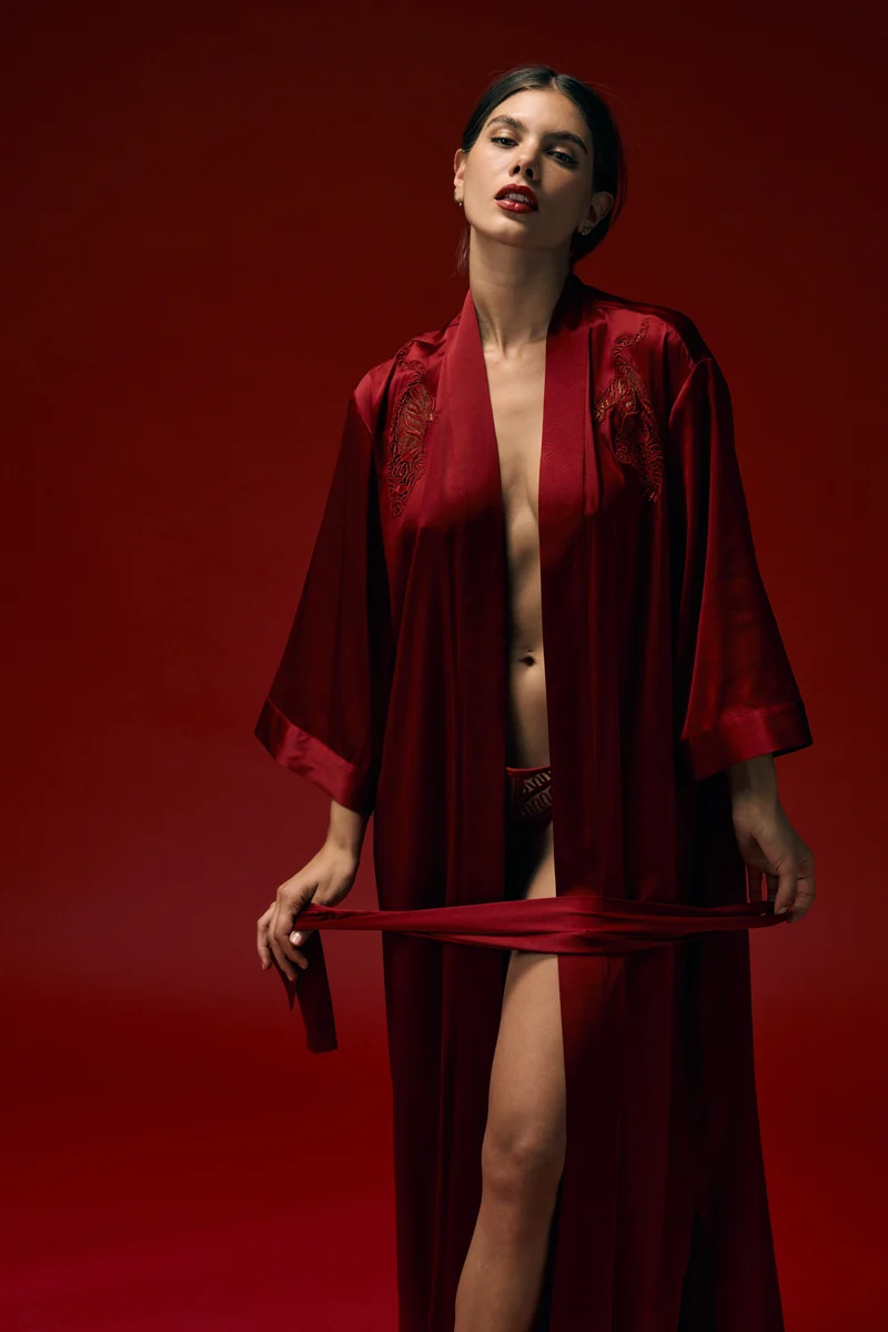 KIMONO DALLAS ROUGE