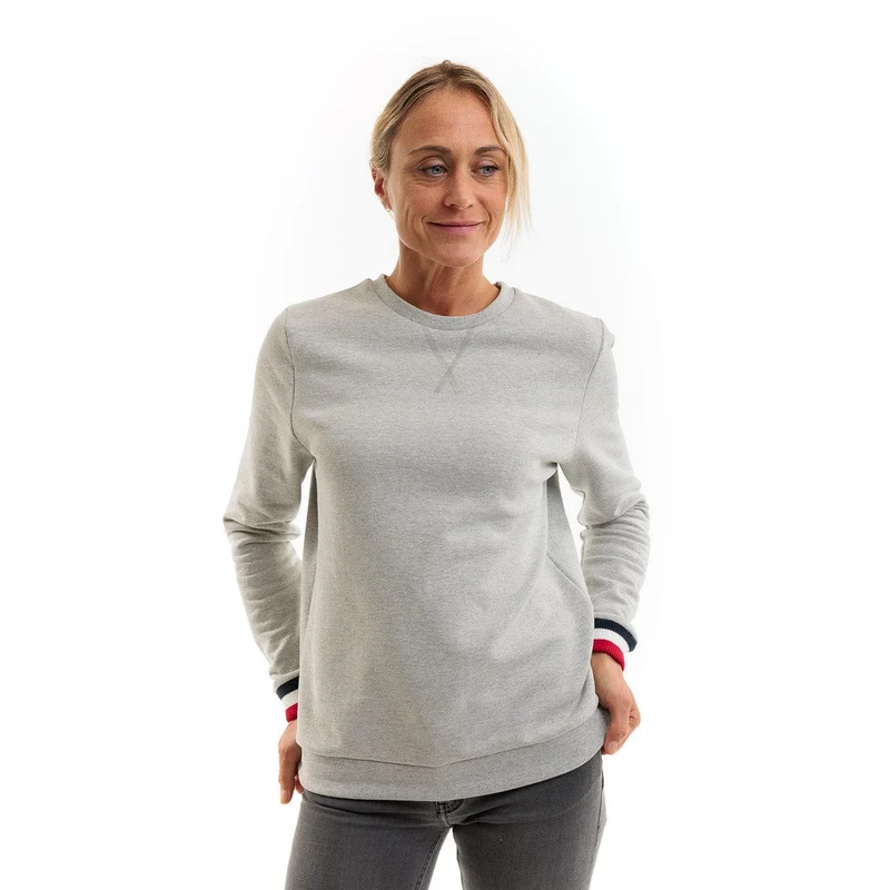 Sweat français femme gris
