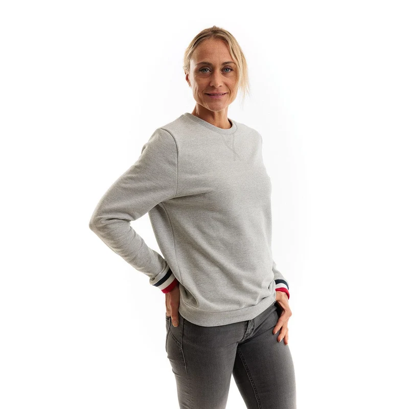 Sweat français femme gris