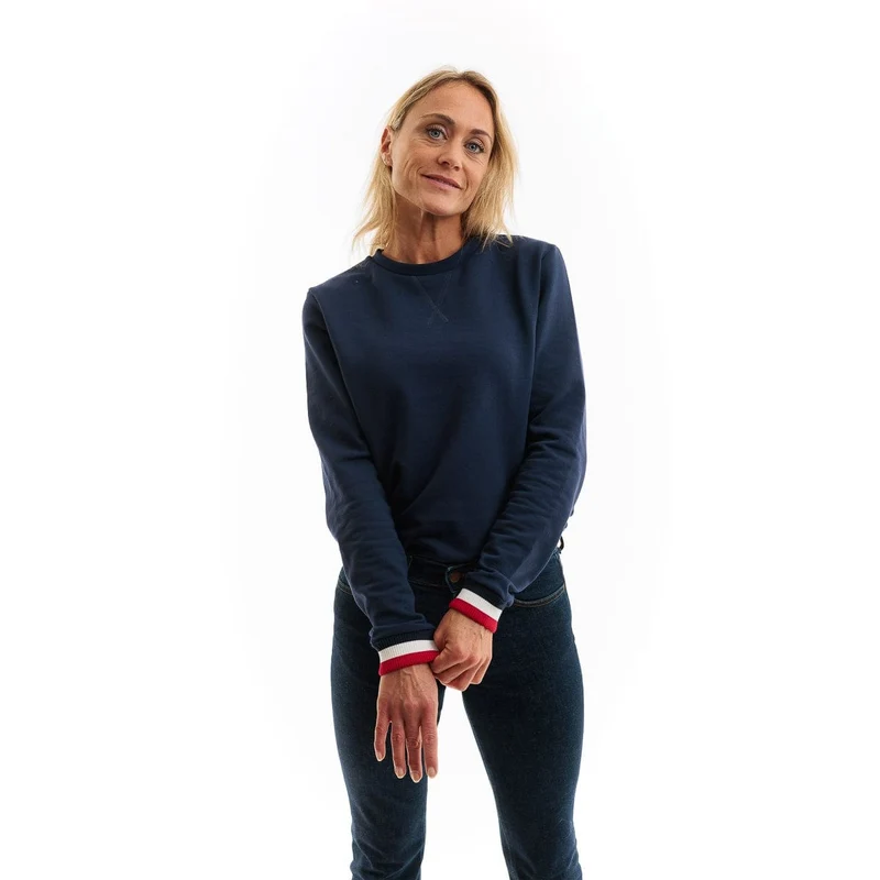 Sweat français femme bleu marine