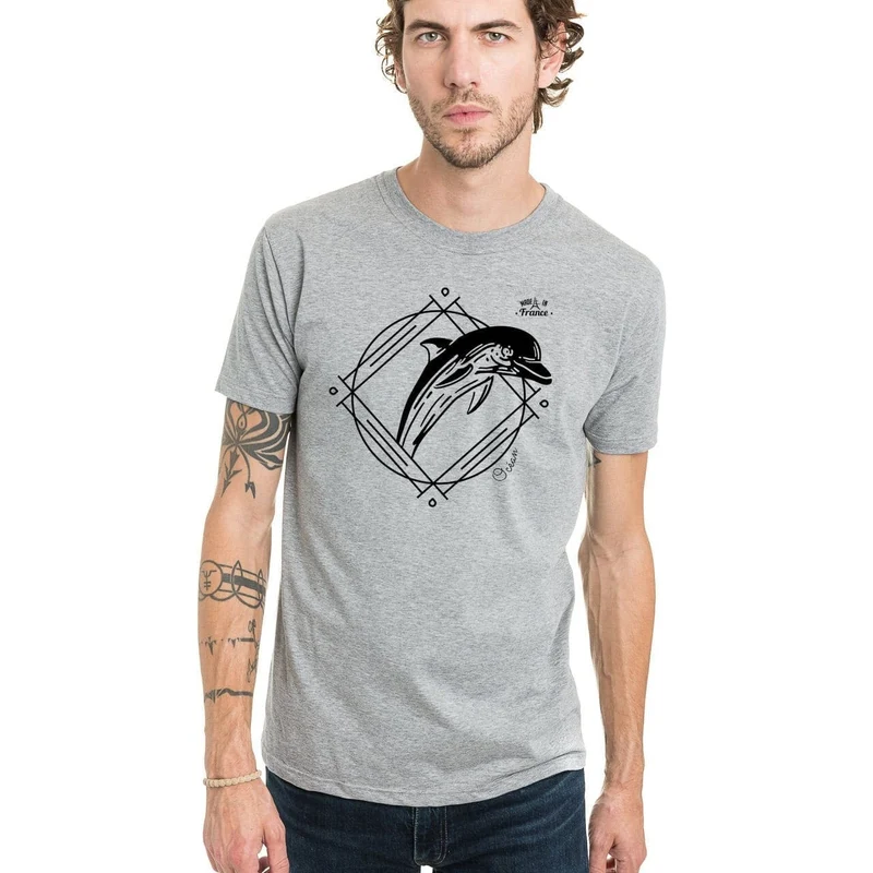 T-shirt Homme blanc | Dauphin