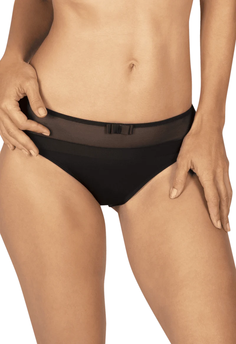 Slip Tulle Design - Noir