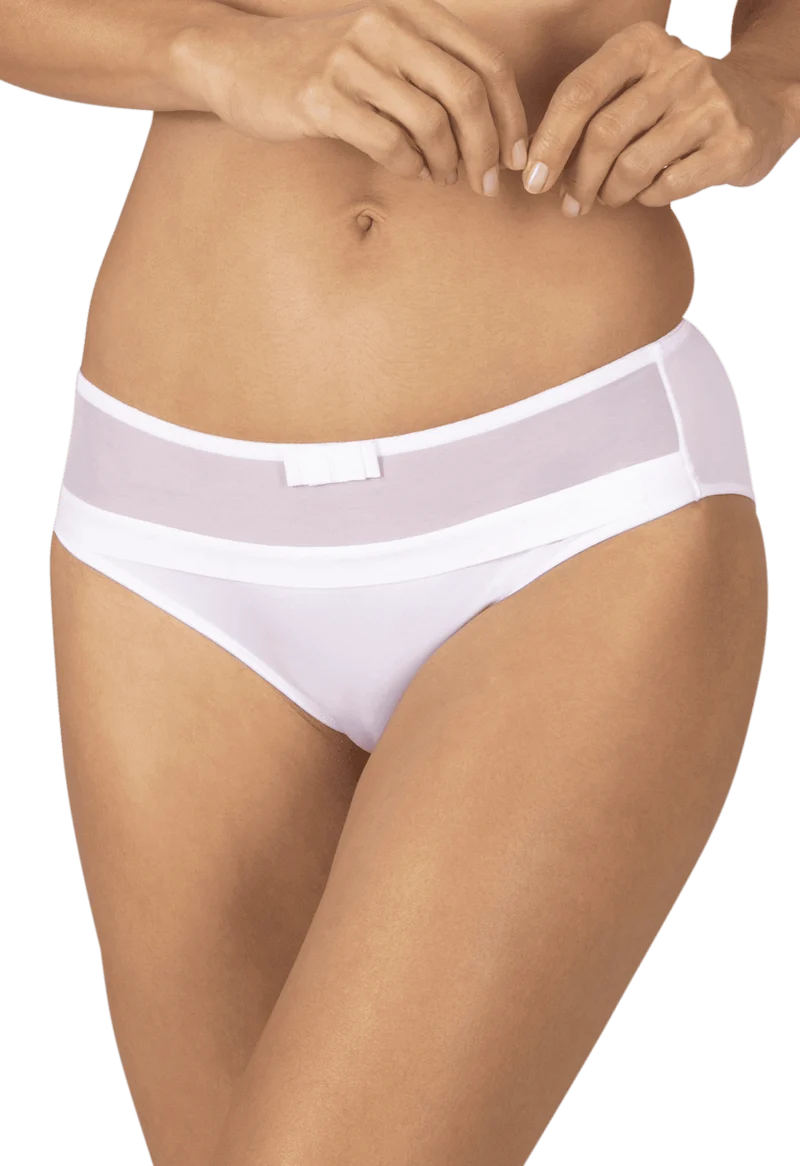 Slip Tulle Design - Blanc