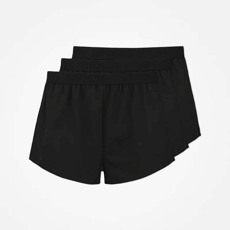 Kurze Laufshorts Damen | Schwarz