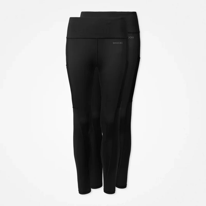 Leggings mit Tasche | Schwarz