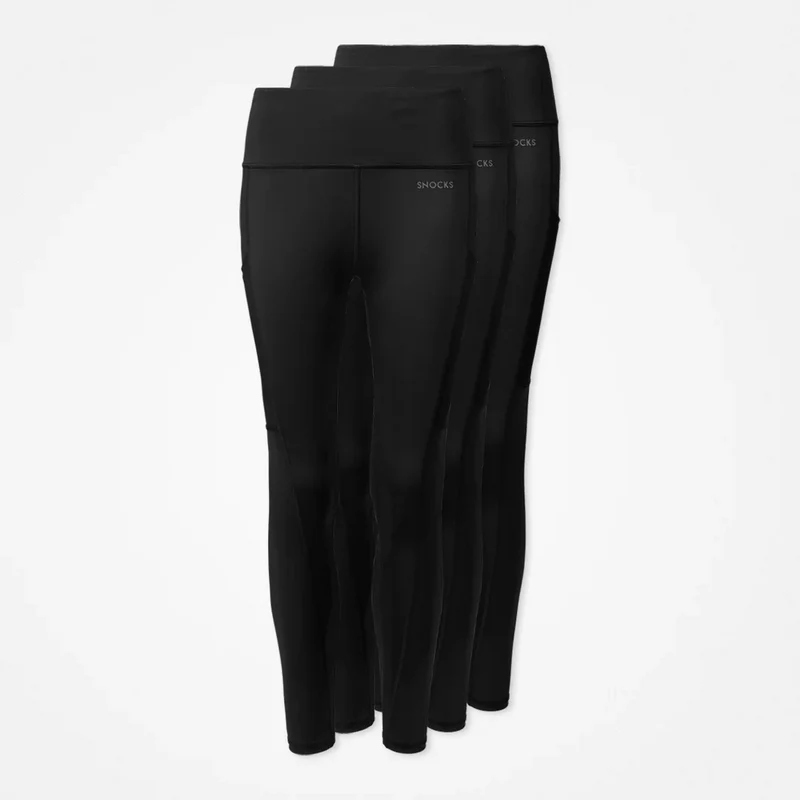 Leggings mit Tasche | Schwarz