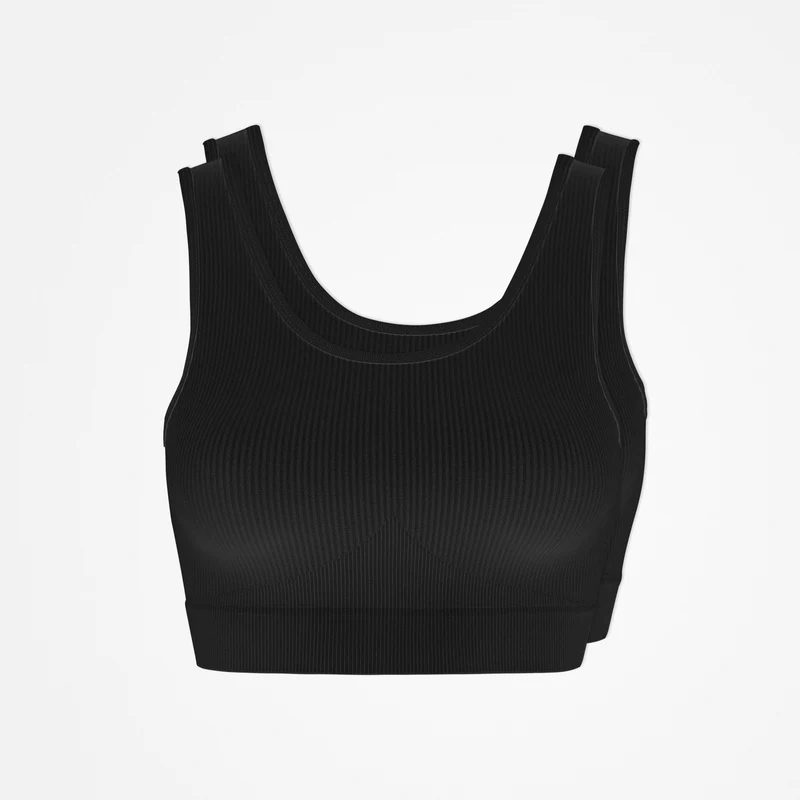 Sport-BH Seamless | Schwarz