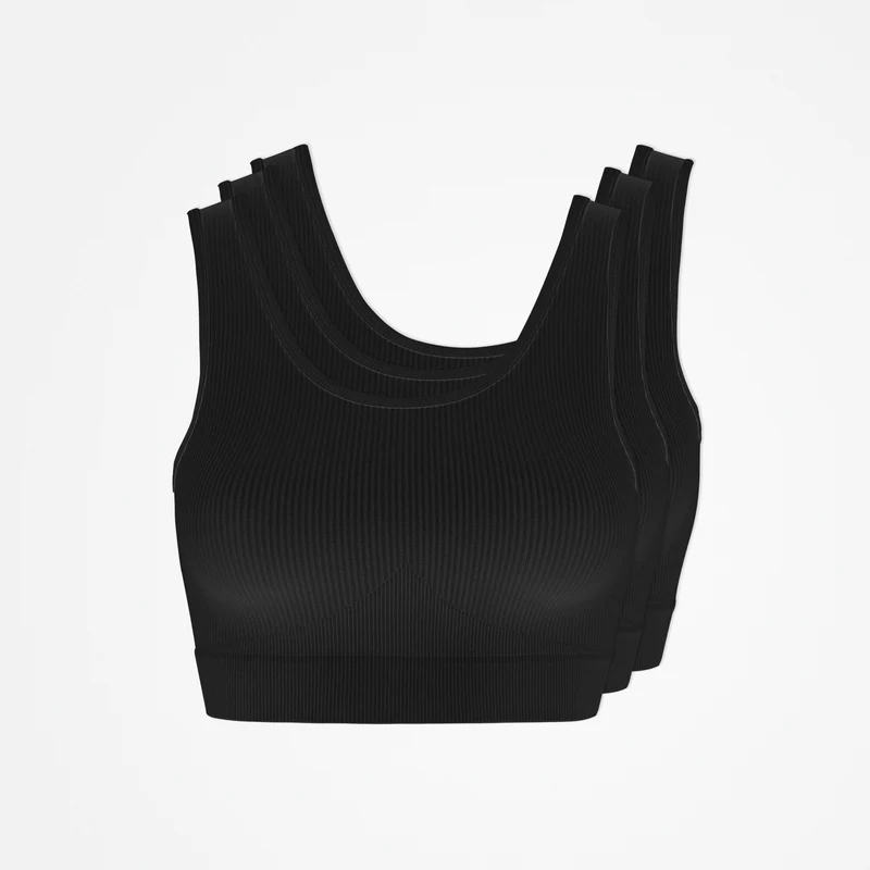 Sport-BH Seamless | Schwarz