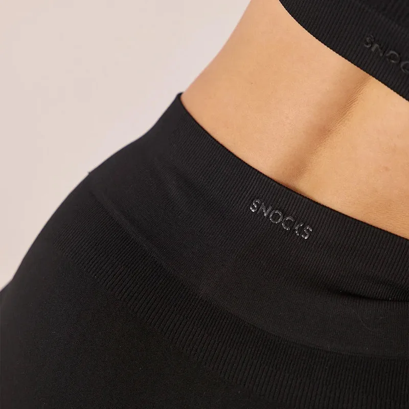 Radlerhose Seamless Damen | Schwarz