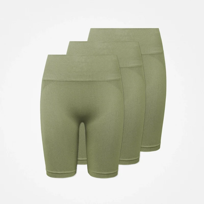 Radlerhose Seamless Damen | Hellgrün