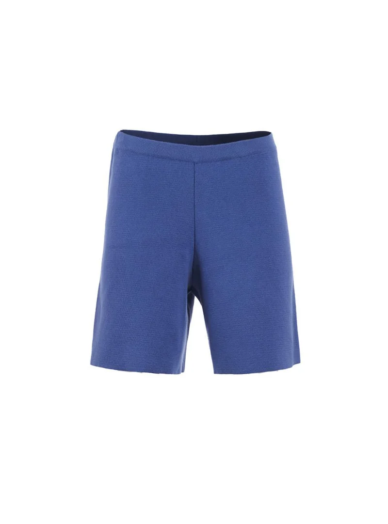 Short maille coton violet Bella
