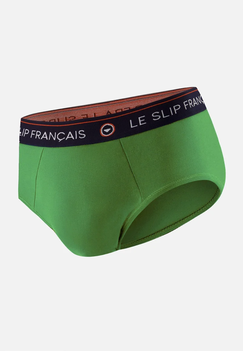 Slip vert menthe en coton - Intrépide Mint Green