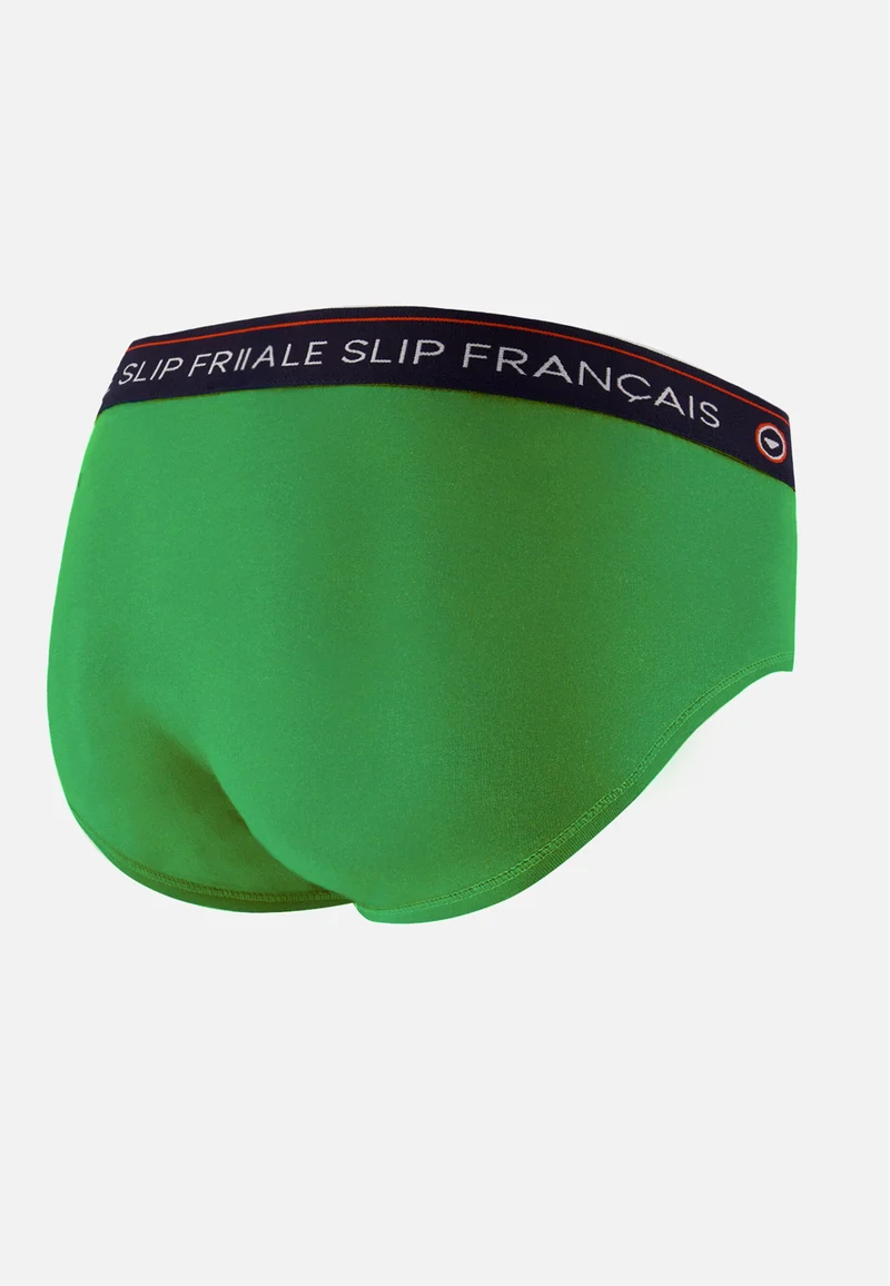 Slip vert menthe en coton - Intrépide Mint Green