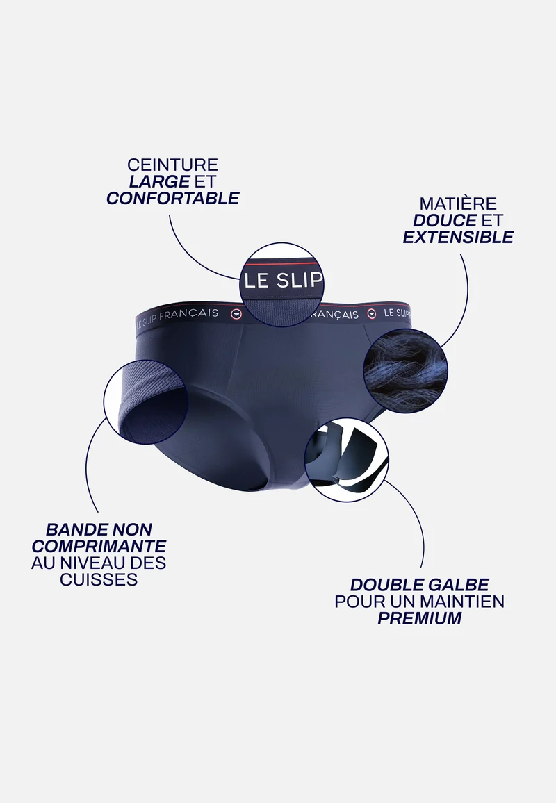 Slip vert menthe en coton - Intrépide Mint Green