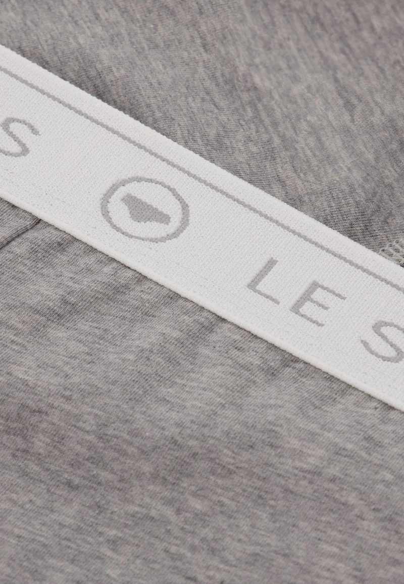 Lot de 3 slips bleu marine, noir et gris en coton - Slips Bleu Marine Noir Gris Chiné