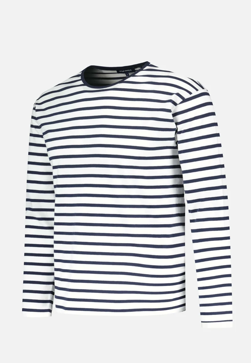 Marinière rayée bleue - T-Shirt Mixte Marinière Manches Longues