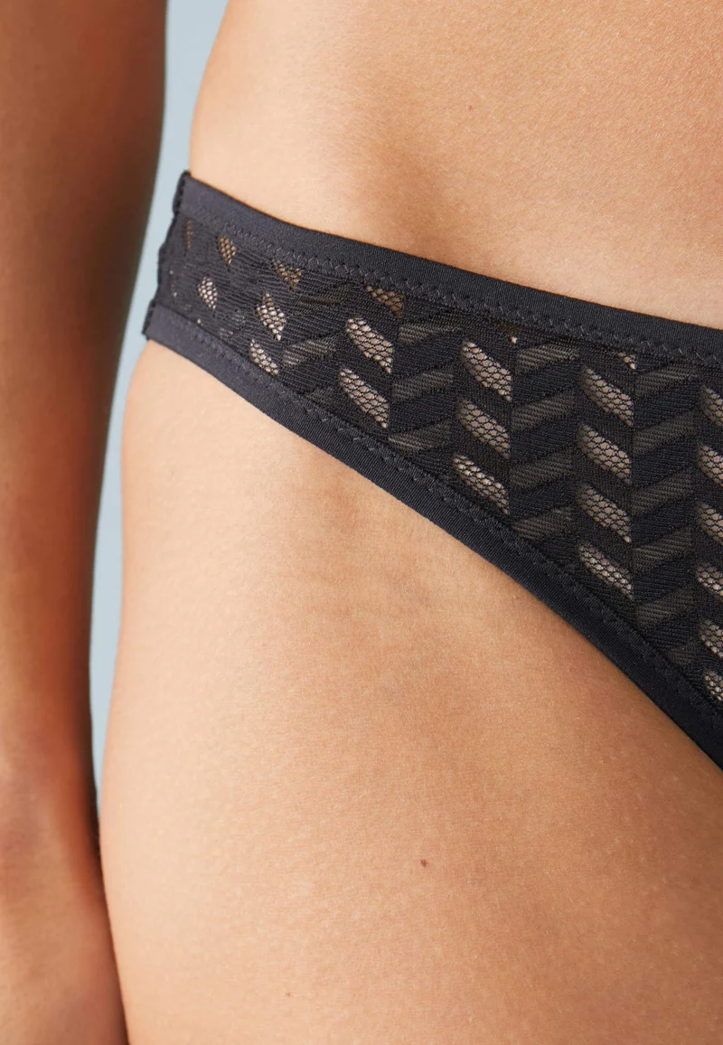 Culotte noire en dentelle - Zita Noir