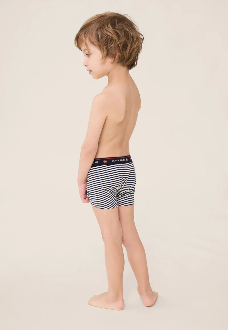 Boxer enfant marinière en coton - Petit Joseph Mariniere