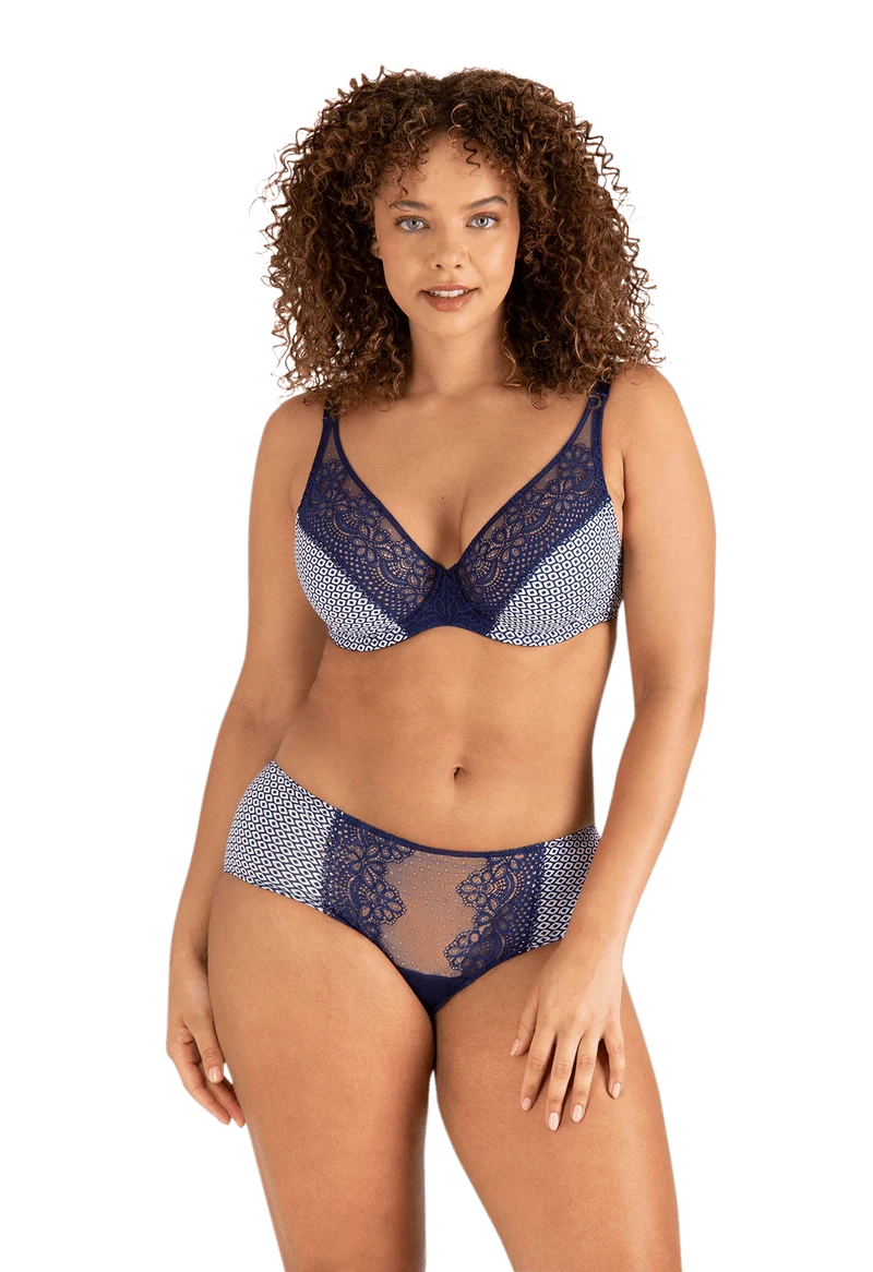 Shorty en dentelle et microfibre L'irrésistible - Illusion