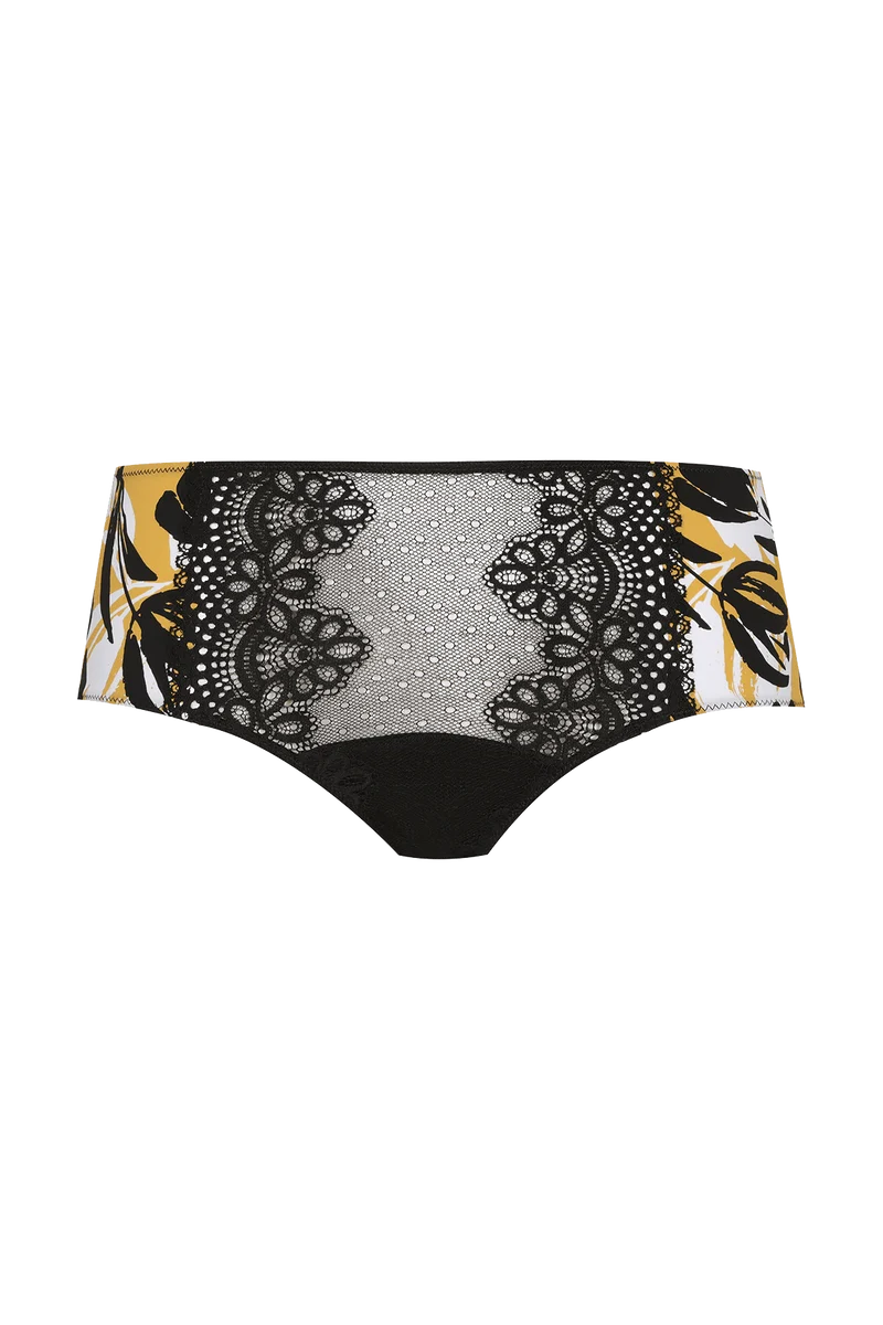 Shorty en dentelle et microfibre L'irrésistible - Esquisse