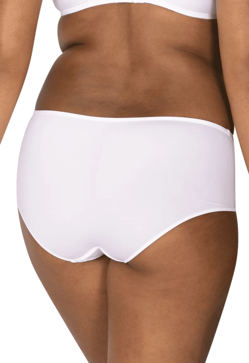 Shorty en dentelle et microfibre L'irrésistible - Blanc