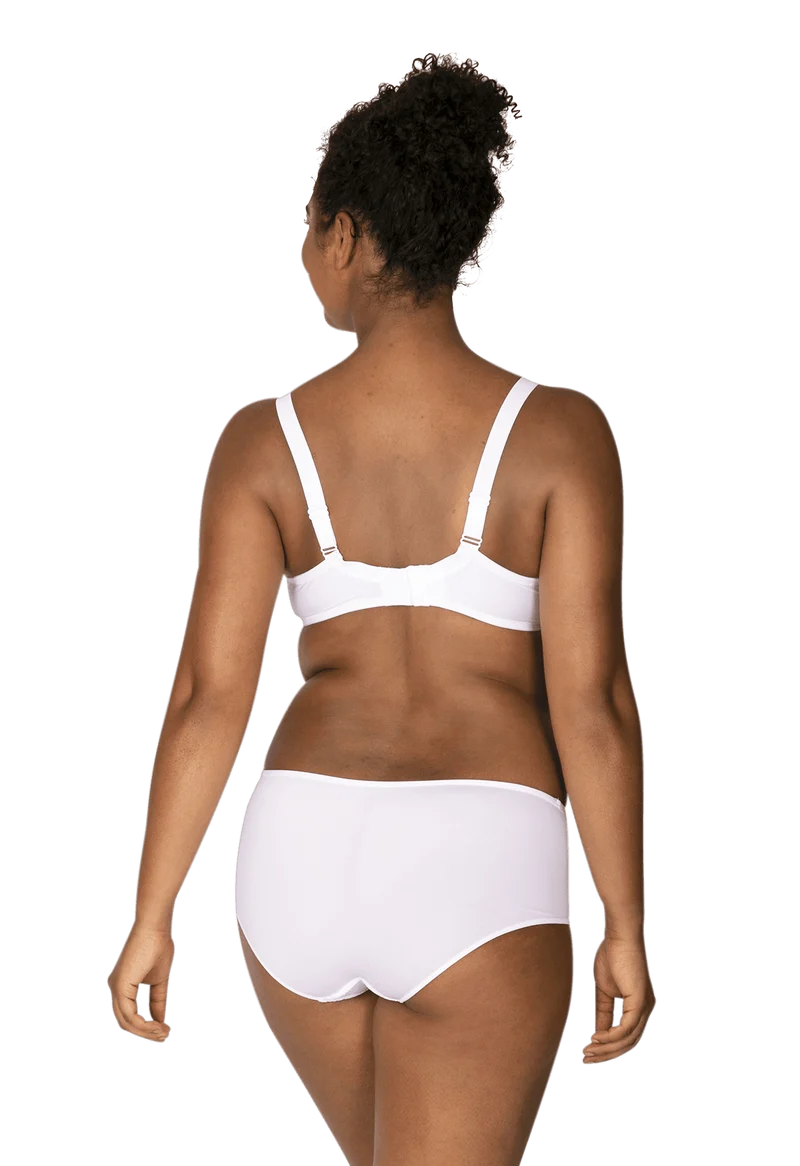 Shorty en dentelle et microfibre L'irrésistible - Blanc