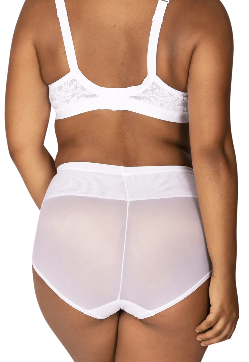 Culotte Haute Tulle Invisi Galbe - Blanc