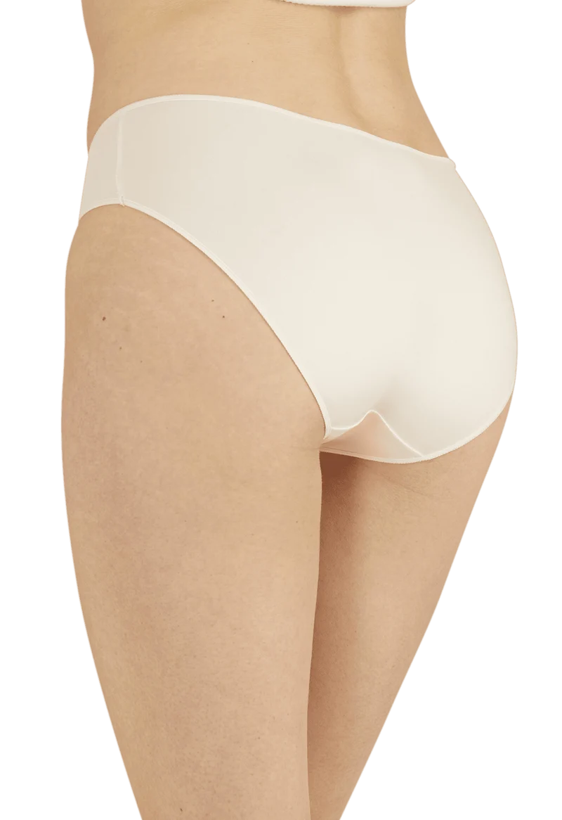Lot de 3 Slips - Trio Essentiel Micro - Noir / soie / ocre