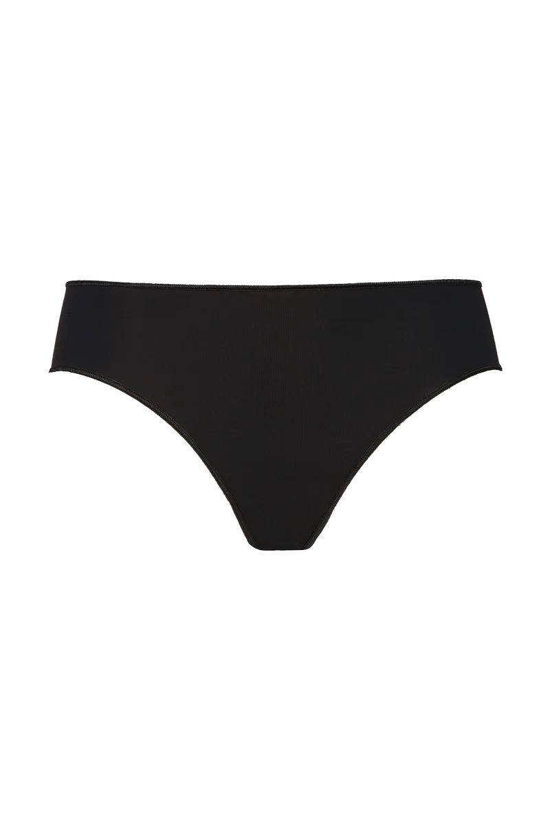 Lot de 3 Slips - Trio Essentiel Micro - Noir / soie / ocre