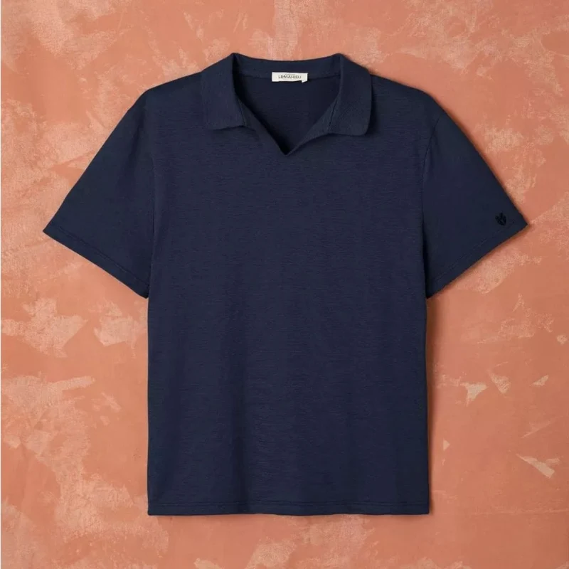 Polo Marine Lin Made in France