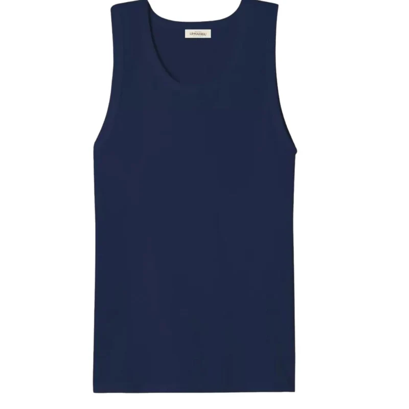 débardeur homme Bleu Marine coton bio