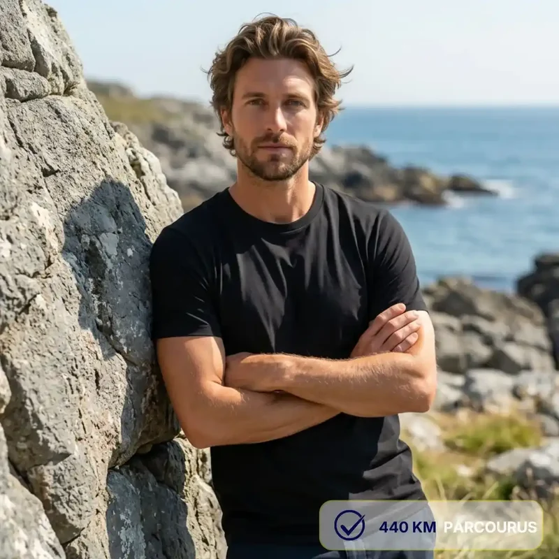 T-shirt homme Noir | Made in France