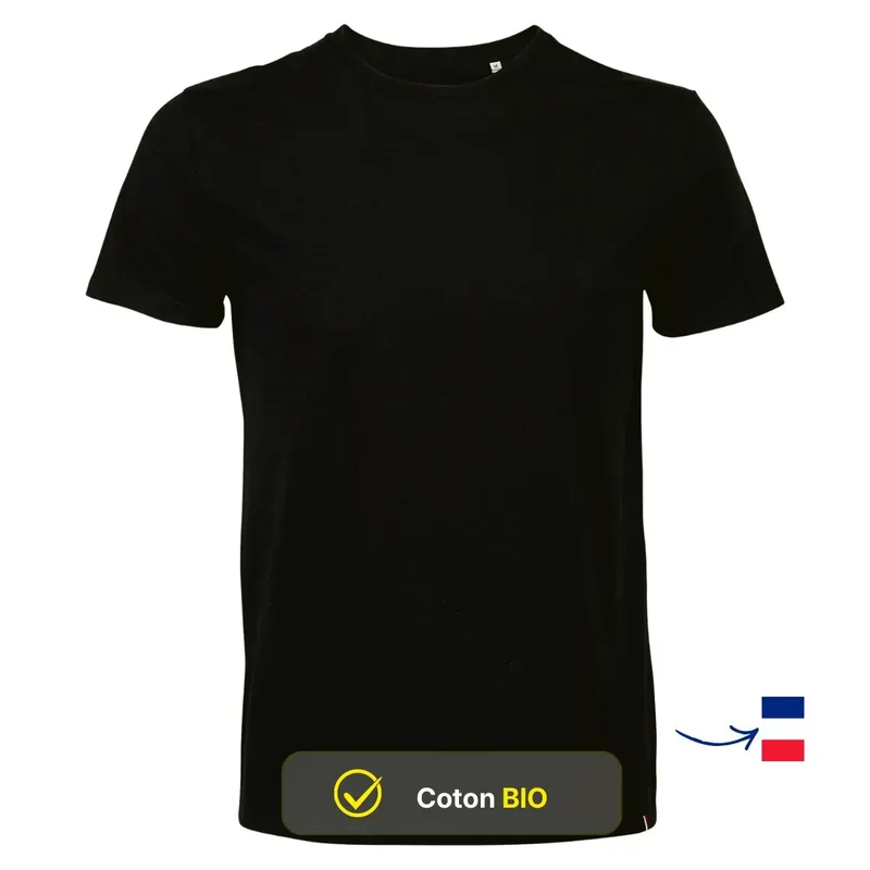 T-shirt homme Noir | Made in France
