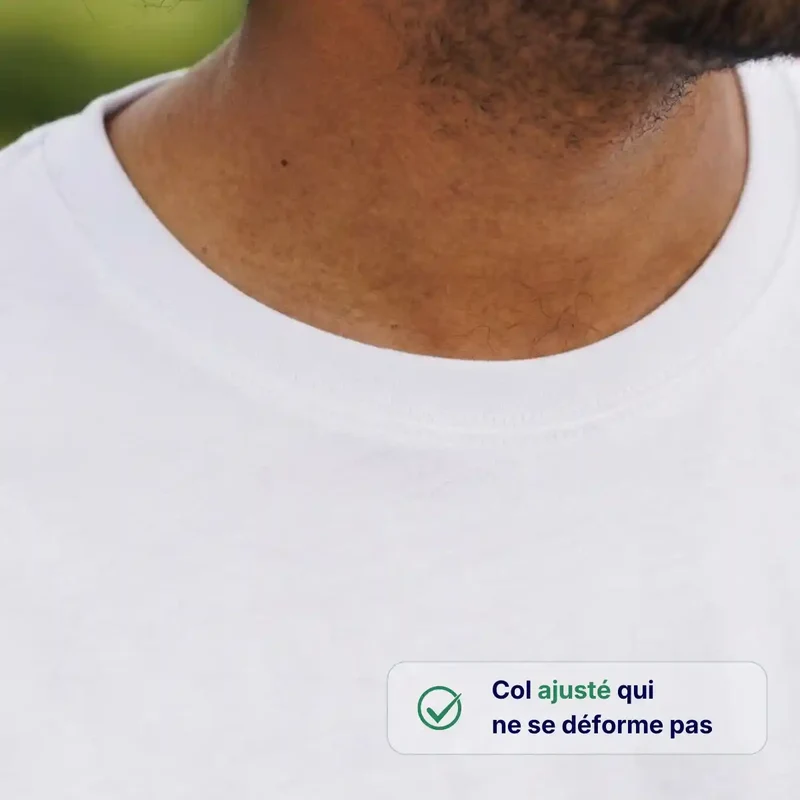 T-shirt homme blanc | Made In France