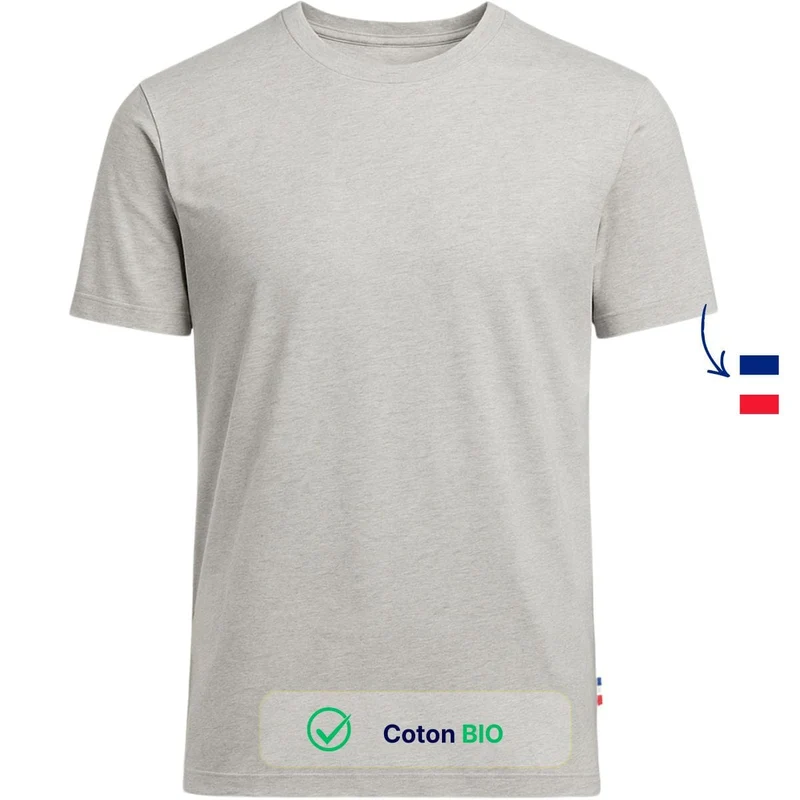 T-shirt homme gris | Made In France