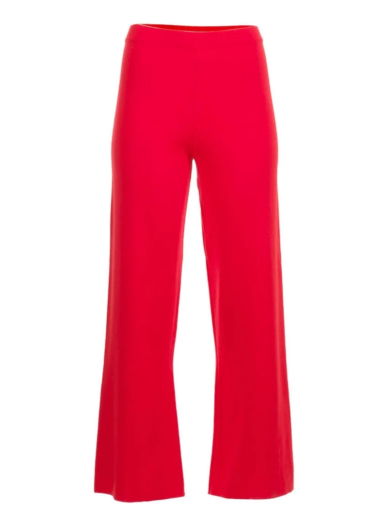 Pantalon en maille rouge Alexia