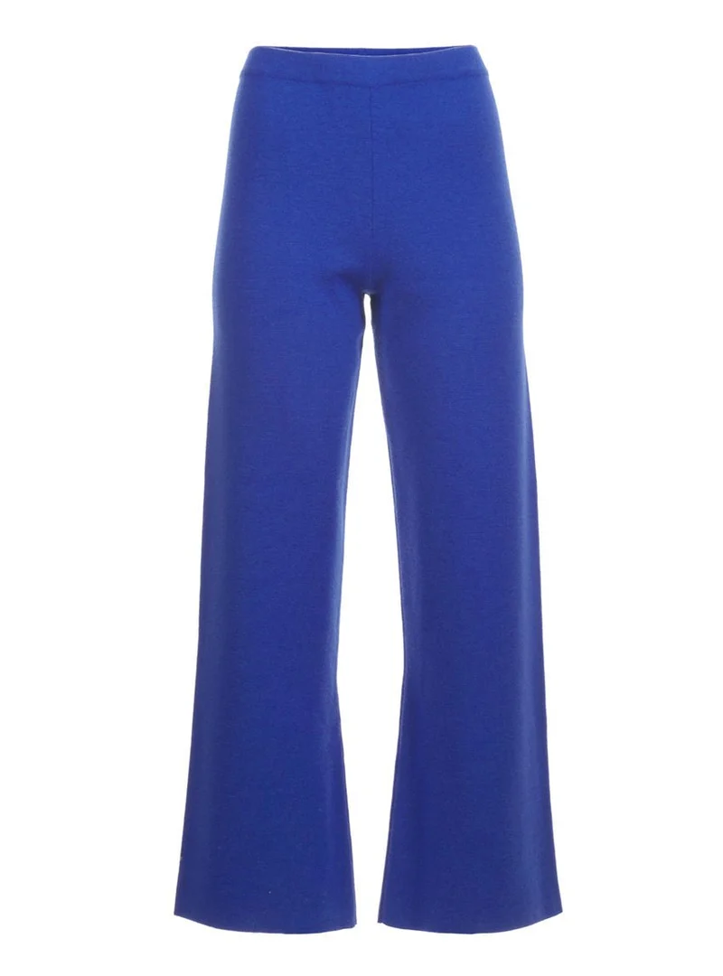 Pantalon en maille bleu Alexia