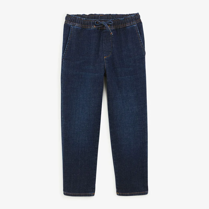 Chino 734 garçon en denim bleu brut coupe droite confort